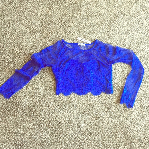 Lace Crop Top - Picture 1 of 3